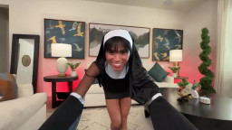 Ember Snow - Cheating On Your Wife With Her Stepsister POV Nun Fuck