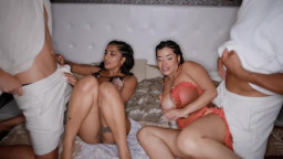 Sara Retali, Yasmina Khan - Boyfriend Swap. Interracial Rough Sex