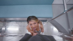 Emkay Vee - Asian Baby Girlll Fucked On A TOKYO Train